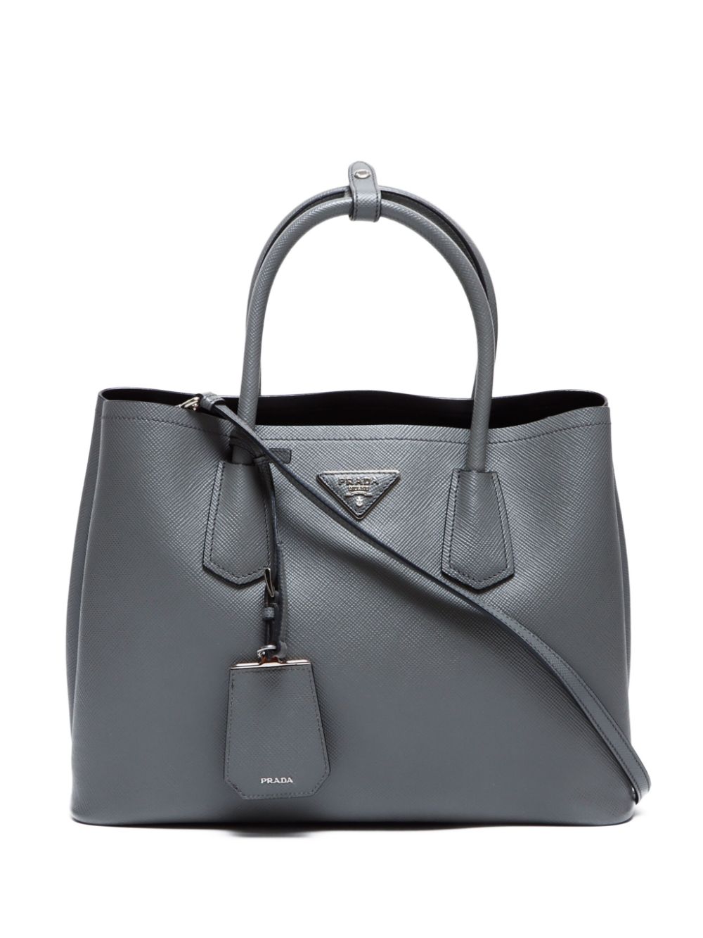 Prada Pre-Owned Saffiano two-way bag - Grey