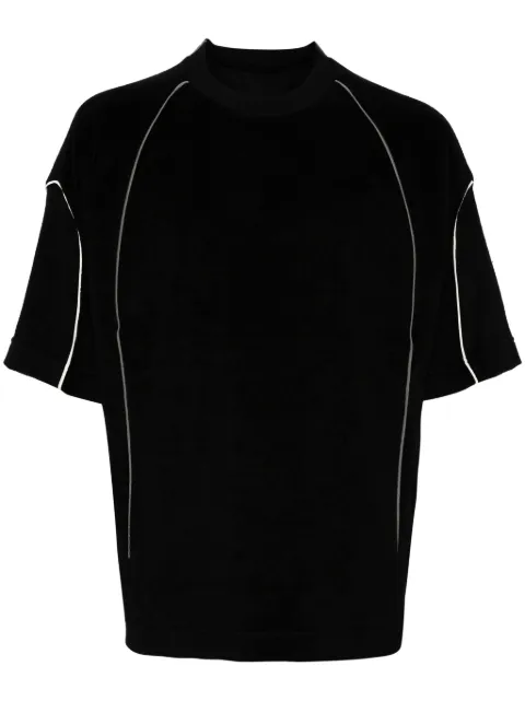 CROQUIS contrast-trim short-sleeve T-shirt