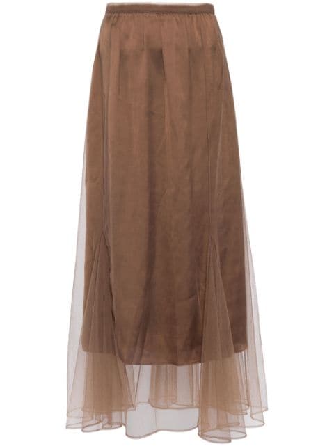 JNBY tulle maxi skirt