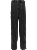 CROQUIS mid-rise tapered jeans - Black