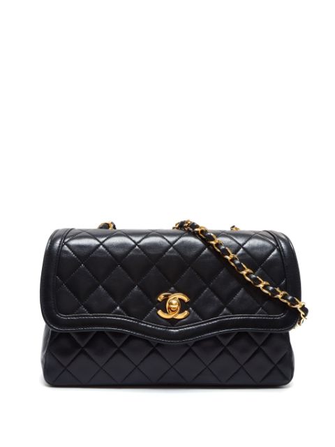 CHANEL 1989-1991 diamond-quilted shoulder bag Women