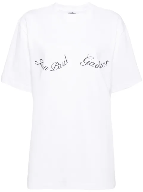 Jean Paul Gaultier logo-lettering cotton T-shirt