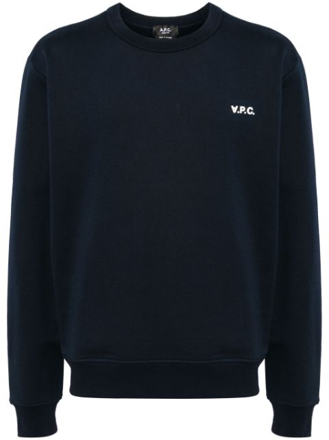 A.P.C. flocked-logo sweatshirt Men