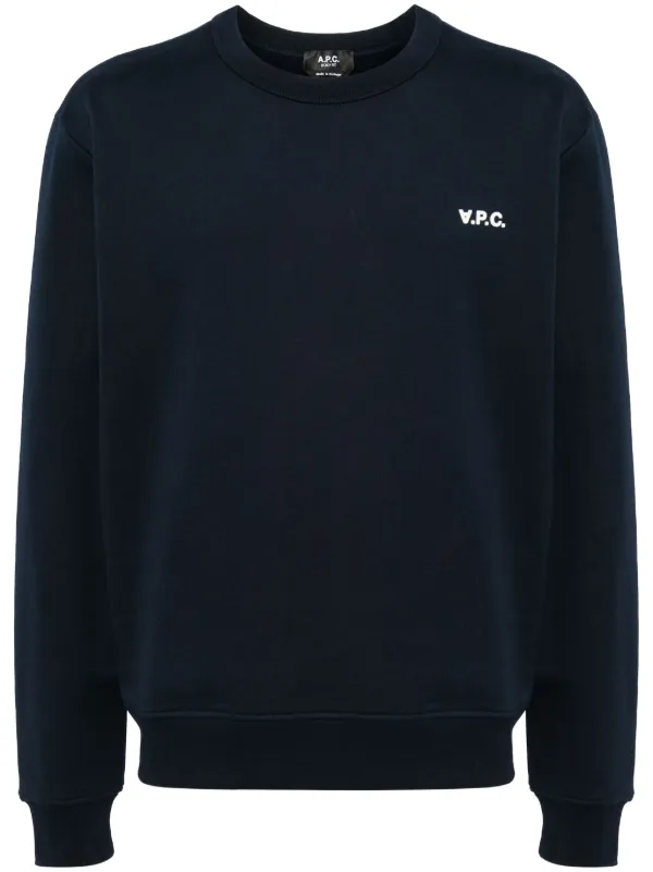 A.P.C. フロックロゴ スウェットシャツ | ブルー | FARFETCH JP