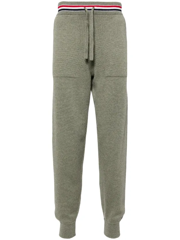 【関税込み】thom browne 'RWB' trousers Thom Browne RWB-stripe Corduroy Trousers | Green | FARFETCH