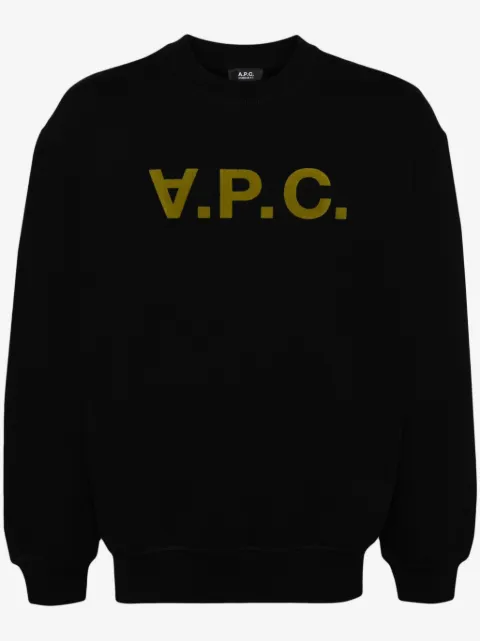 A.P.C. толстовка с круглым вырезом и логотипом