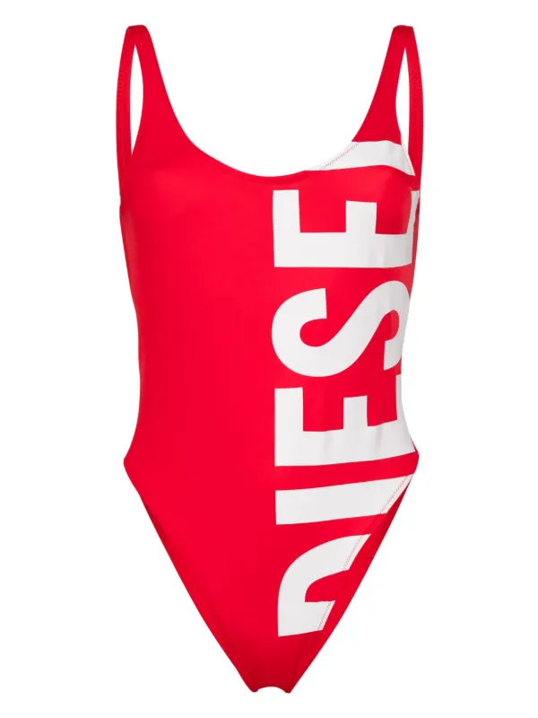 Diesel ロゴ ワンピース水着 | レッド | FARFETCH JP Diesel ロゴ ワンピース水着 | レッド | FARFETCH JP