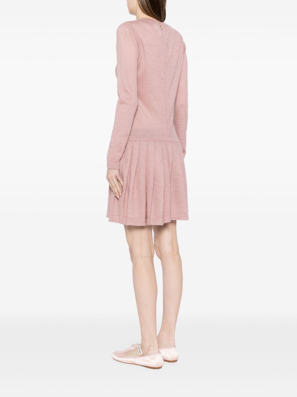 CHANEL 2000s pearl-embellished knitted dress Women