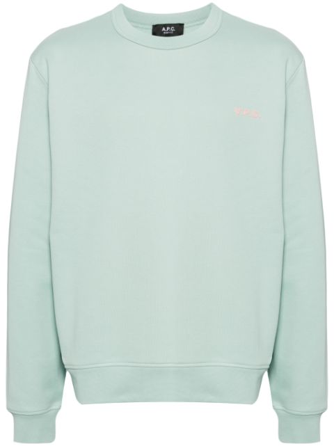 A.P.C. flocked-logo sweatshirt Men