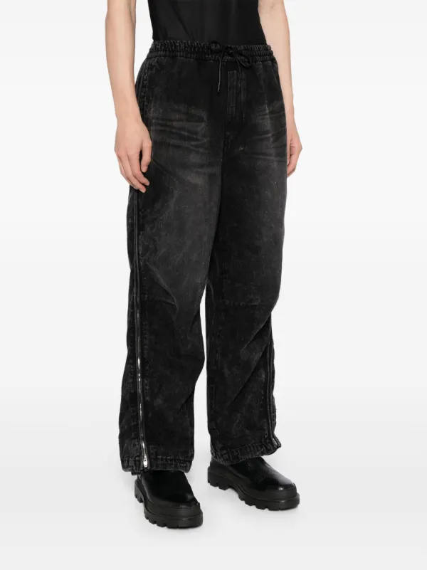 Juun.J zip-detail Jeans | Black | FARFETCH PL