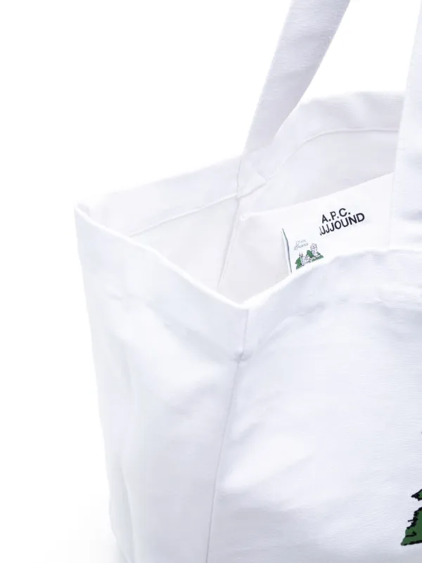 A.P.C. X JJJJound ホワイトエコバッグ A.P.C. X JJJJound ホワイトエコバッグ A.P.C.のJJJJoundエディション