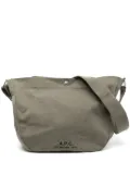 A.P.C. logo-print tote bag - Green