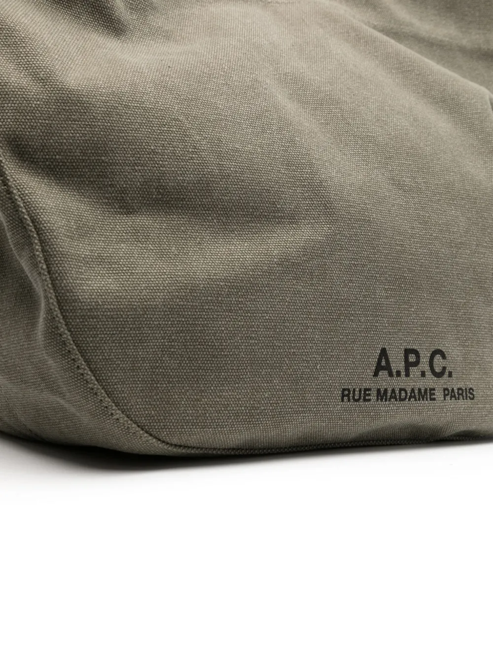 A.P.C. Shopper met logoprint Groen