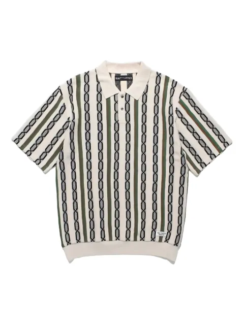 WACKO MARIA knitted cotton polo shirt