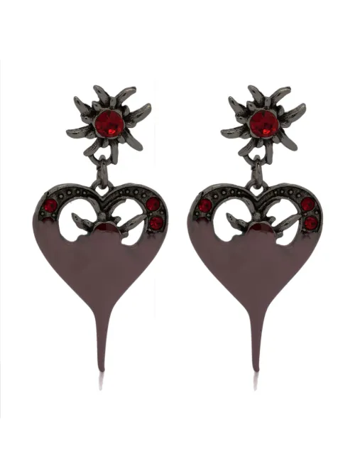 Boucles d'oreilles Dipped Heart - Ottolinger - Modalova
