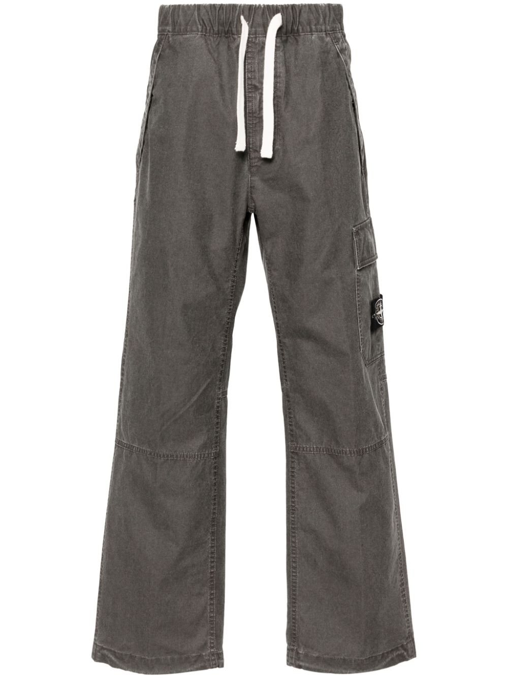 Compass-badge cargo pants