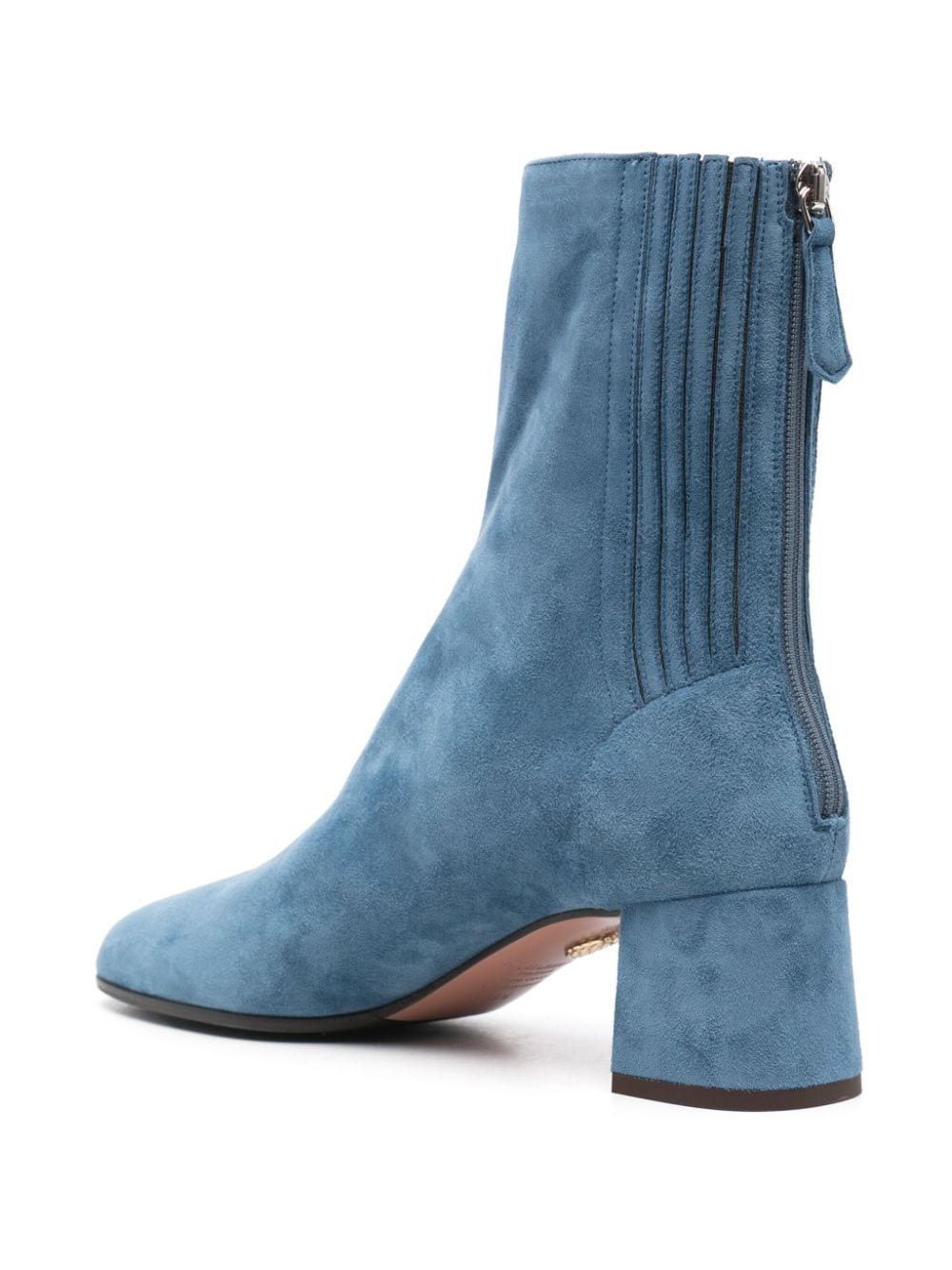 Shop Aquazzura 50mm Saint Honore Boots In Blue