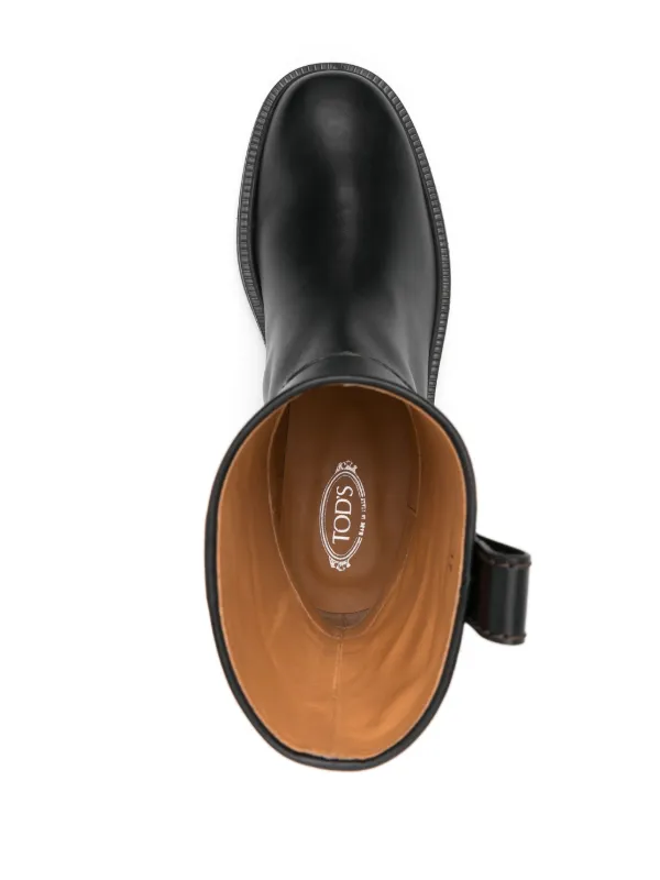 Tod's レザー アンクルブーツ | ブラック | FARFETCH JP