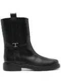 Tod's leather ankle boots - Black