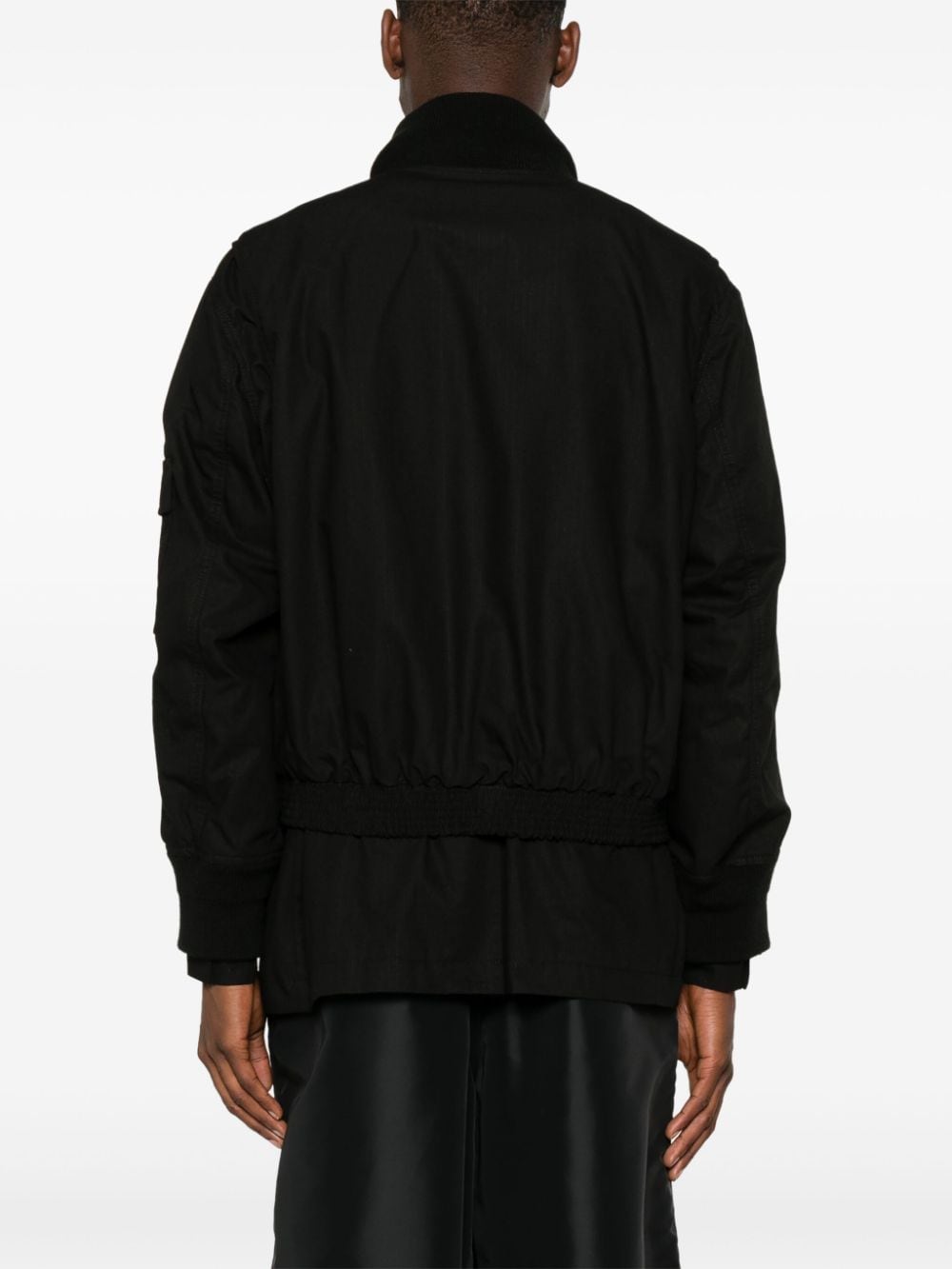 Shop Sacai Multi-pocket Jacket In Black