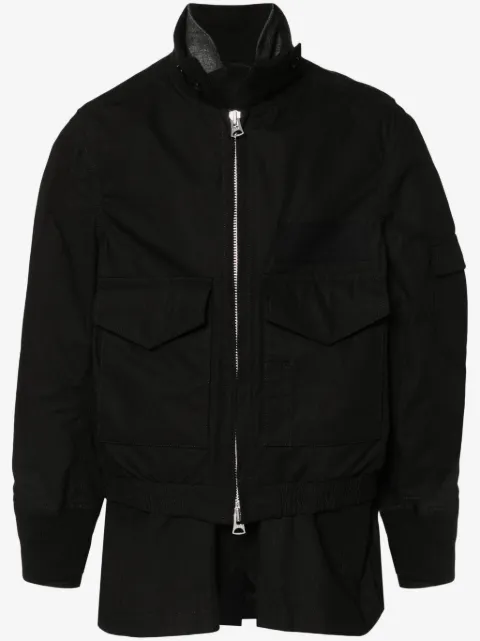 sacai куртка с карманами