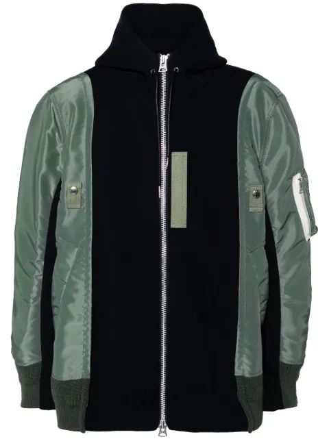 sacai hoodie de sarga