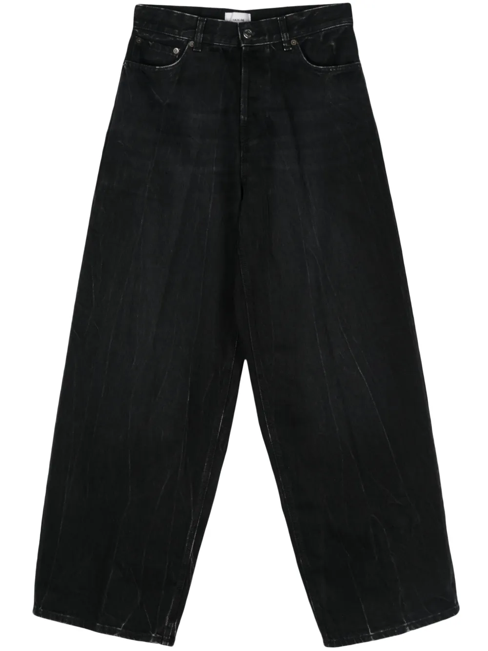 Haikure Jeans met wijde pijpen Zwart