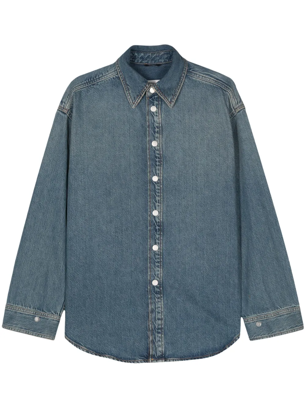 Haikure New Ofelia denim blouse Blauw