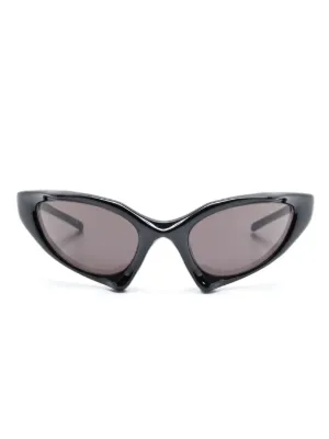 Balenciaga Eyewear Runner キャットアイ サングラス | ブラック