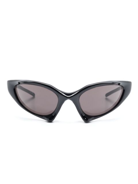 Balenciaga Eyewear Runner Cat wraparound-frame sunglasses Women