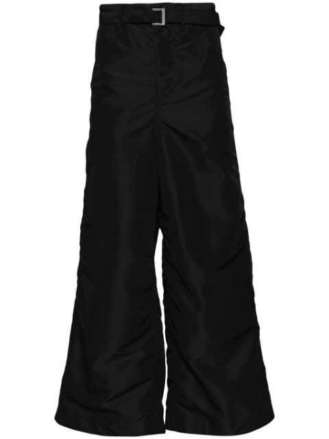 sacai twill trousers