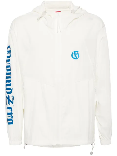 Ground Zero chamarra ligera con logo estampado