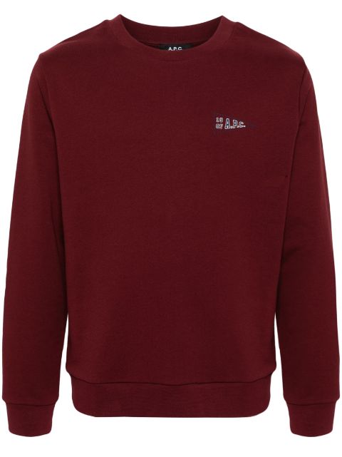 A.P.C. logo-embroidered sweater Men