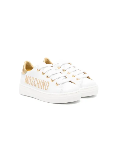 Moschino Kids logo-embellished sneakers