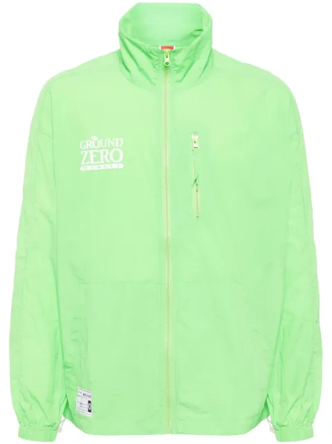 Ground Zero logo-print lightweight jacket