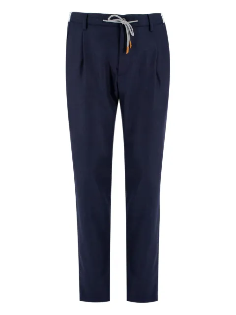 Eleventy drawstring jogger trousers