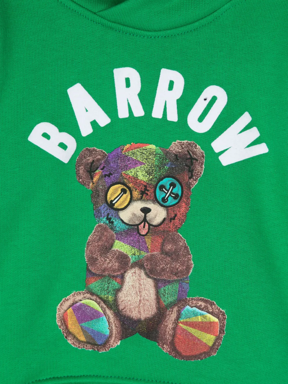 Barrow kids Hoodie met logoprint Groen