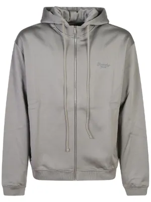Givenchy logo-print distressed-effect Hoodie | Brown | FARFETCH