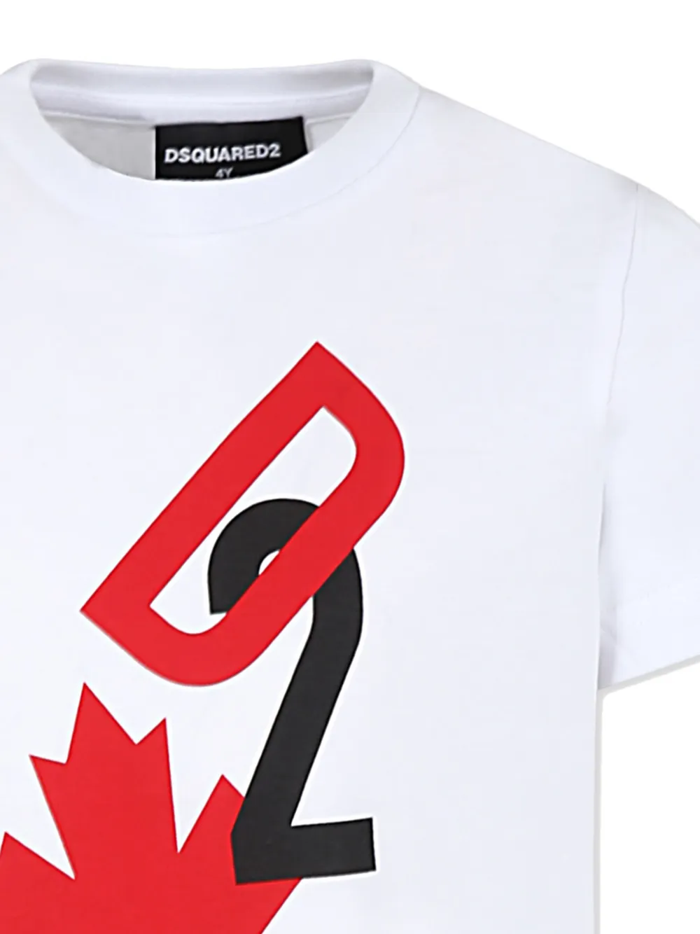 DSQUARED2 KIDS T-shirt met logoprint Wit