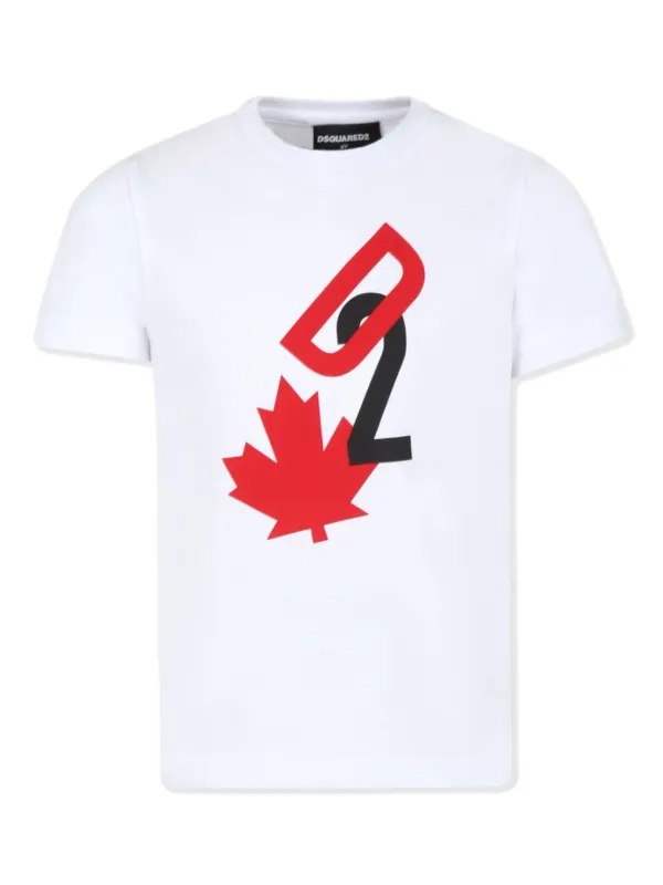 【新品】dsquared2 kids デザインロゴTシャツ　ホワイト150cm 新品】dsquared2 kids デザインロゴTシャツ ホワイト150cm