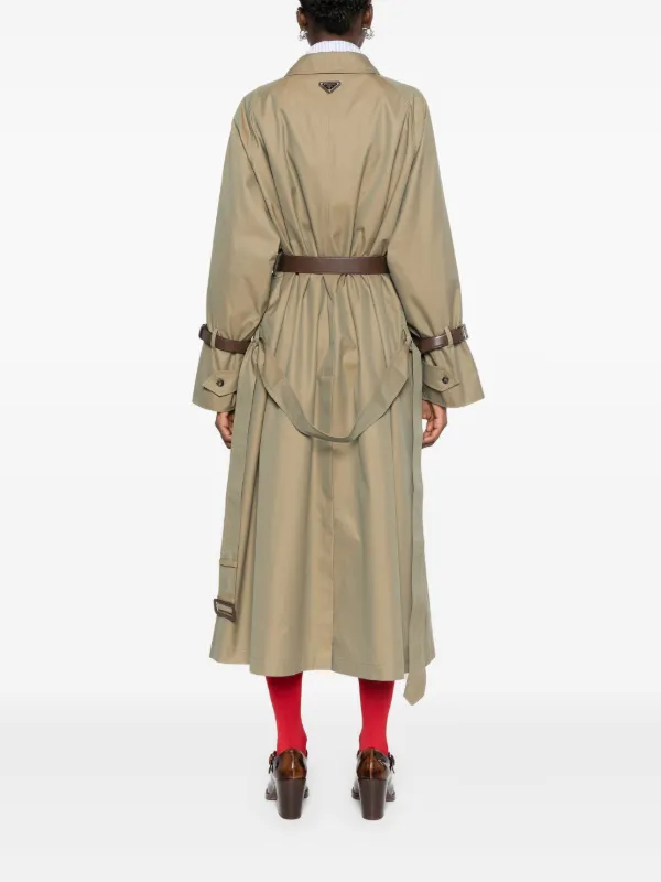 PRADA トレンチコート Prada トレンチコート | グリーン | FARFETCH JP