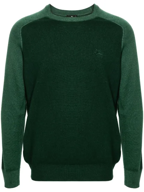 ETRO suéter con logo bordado