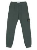 Stone Island Junior Compass-badge track pants - Green