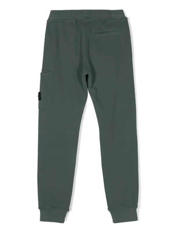Stone Island Junior Compass-badge Track Pants Green FARFETCH MY