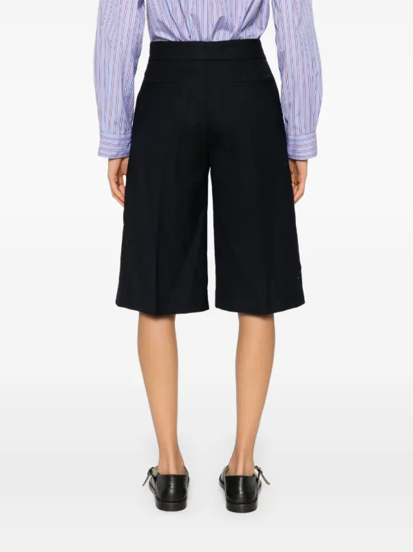 ショートパンツ STUDIO NICHOLSON Women Pants CABRASNW1495DARKEST Blue Studio Nicholson City ショートパンツ | ブルー | FARFETCH JP