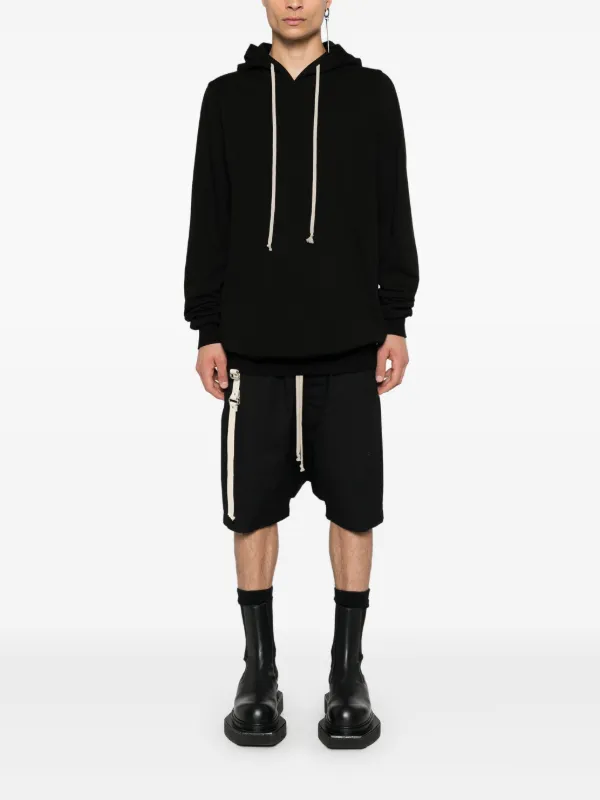 【関税込み】Rick Owens ブラック Porterville ジップフーディ Rick Owens Porterville Hoodie | Black | FARFETCH