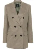 PINKO check-pattern blazer - Neutrals