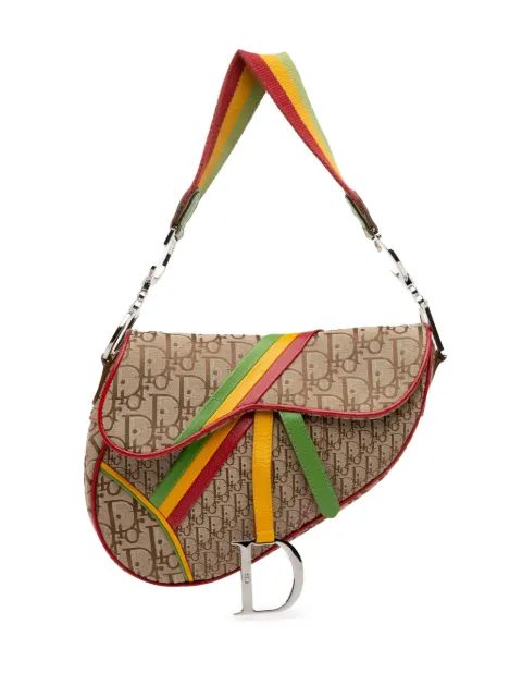 Christian Dior Pre-Owned 2004 Diorissimo Rasta Saddle shoulder bag WOMEN