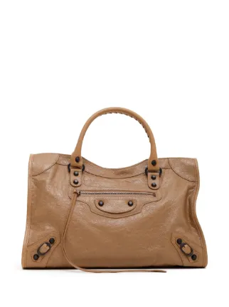 Balenciaga Medium Le City Tote Bag Neutrals FARFETCH CA