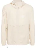 Ground Zero logo-print lightweight jacket - Neutrals